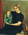 portrait of isa with black dress 1935 Giorgio de Chirico Metaphysical surrealism